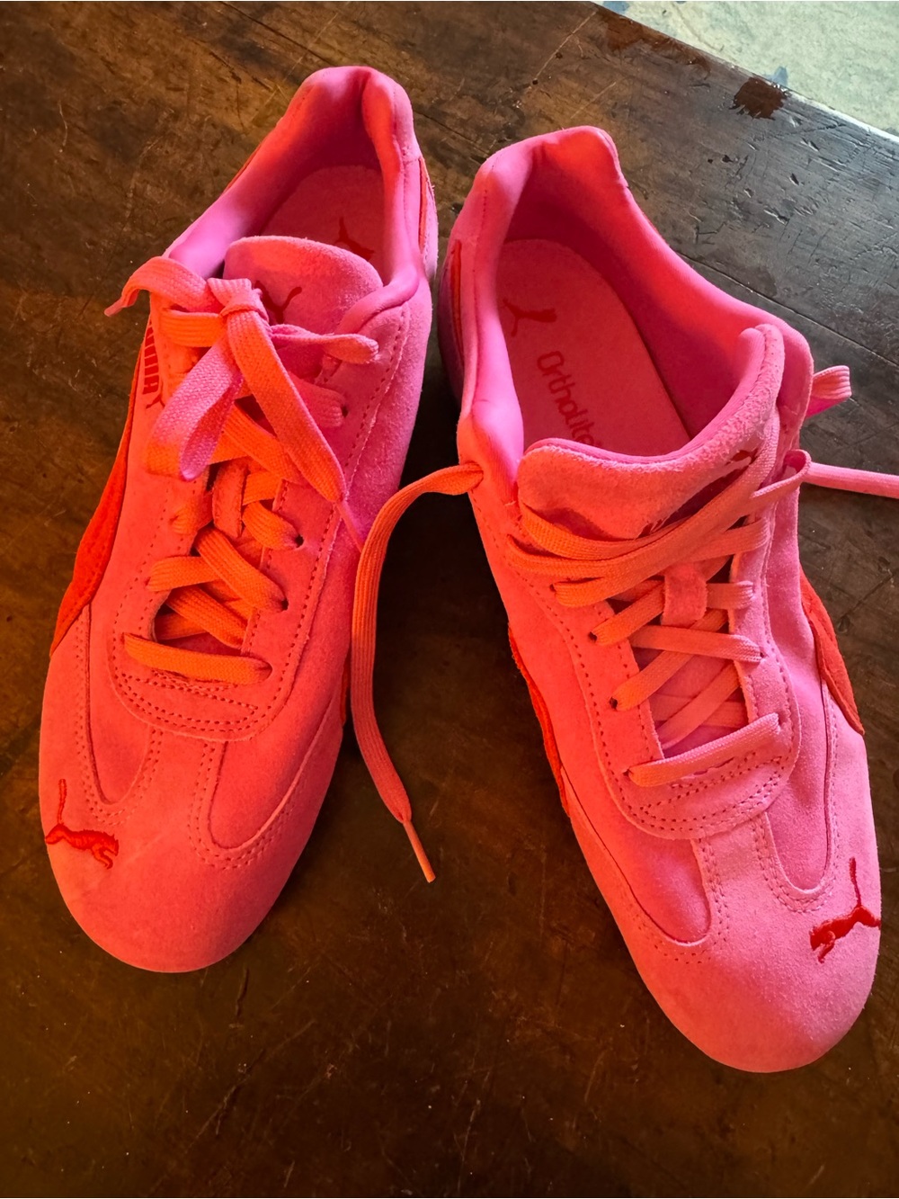Puma Women’s Hot Pink Suede Athletic Sneakers